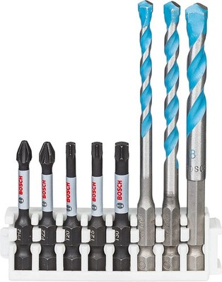BOSCH Impact Control HEX-9 MultiConstruction / Bohrer Bit Set
