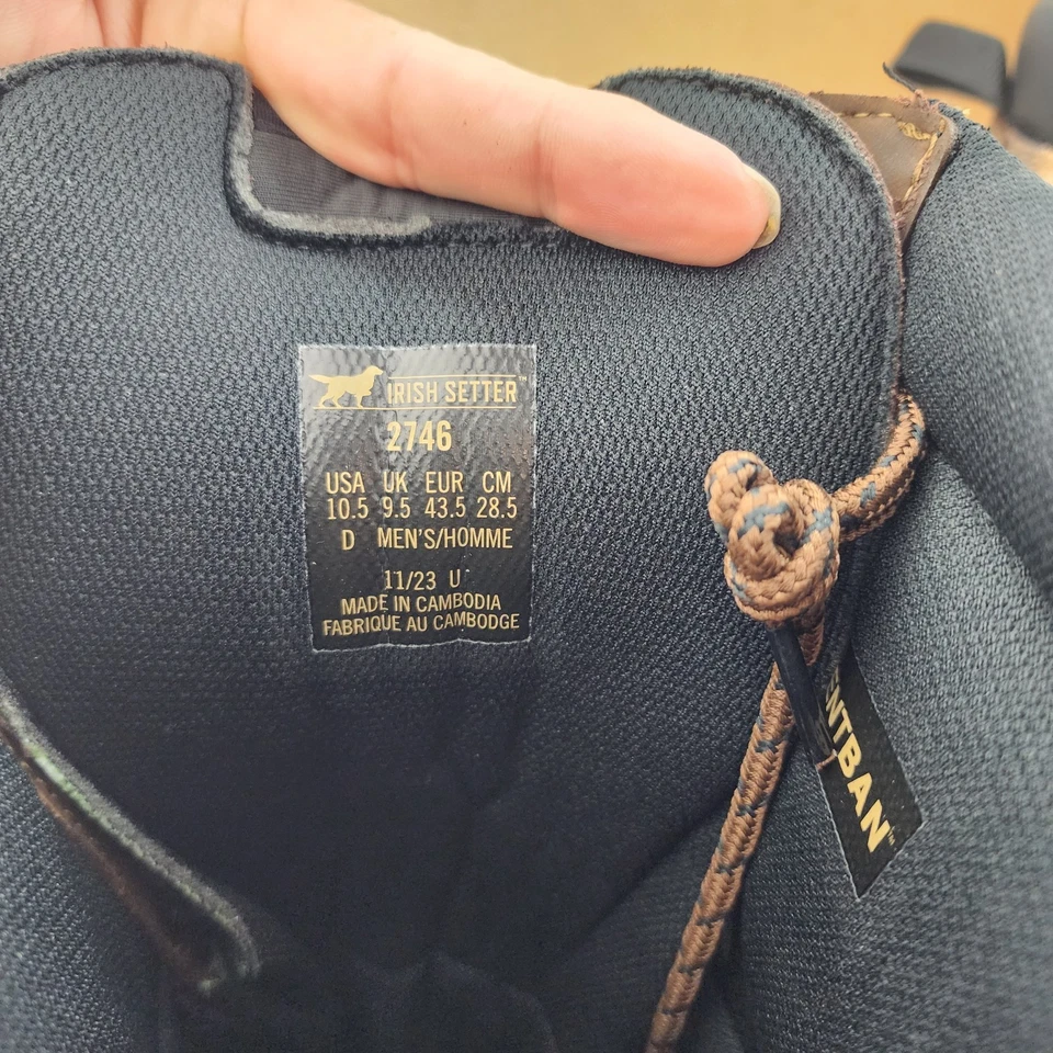 Red Wing Irish Setter Terrain Snake Hunting Waterproof 17” Boots Mens Sz 10.5 D - Image 2 of 4