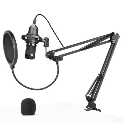 MARSGAMING MMICPRO, PC USB Microphone, Condenser, Ultra-High Definition Streamin