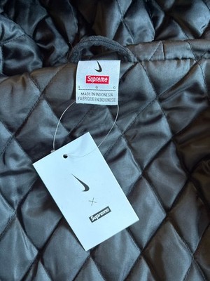 Nike x Supreme Arc Corduroy Hooded Jacket Black SS22 DM1772-010
