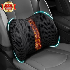 Lumbar Support Pillow for Car, Memory Foam Car Seat Back Support Pillow for Driv