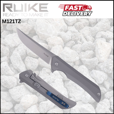 RUIKE Hussar M121-TZ Folding Knife-Titanium / CPM S35VN Stainless Steel BLADE --