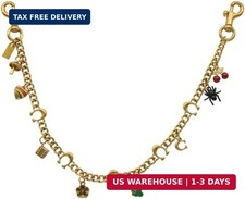 Bag Chain Charm for Handbags, Gold Purse Chain Extender with Cute Hanging Charms