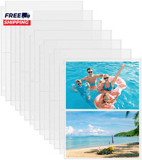 30 Pack Photo Sleeves for 3 Ring Binder 5X7 for 120 Photos Archival Photo Pa