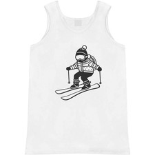 'Beginner Skier' Adult Vest / Tank Top AV047711 
