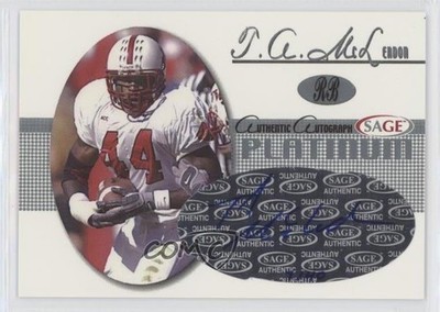2005 SAGE Platinum 7/40 TA McLendon #A26 Rookie Auto RC 0v1