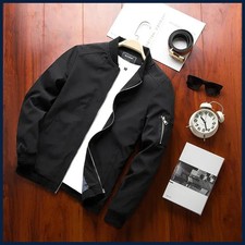 Autumn Spring New Men's Bomber Zipper Jacket Male Casual Streetwear Hip Hop Slim