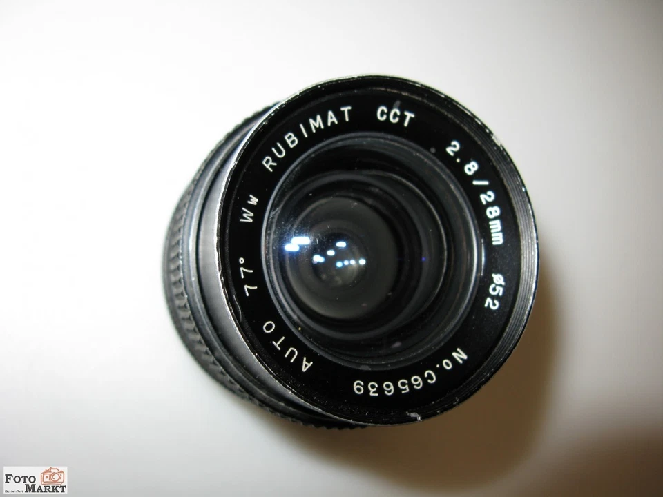 Objetivo Gran Angular 2,8/28 Mm M-42 Rosca Auto-Rubimat M42 - Imagen 2 de 3