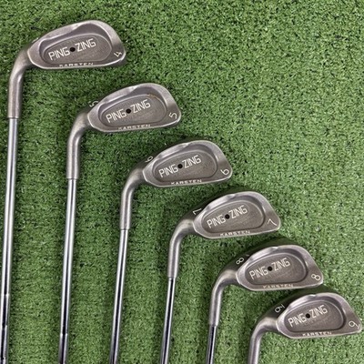 Ping Zing Black Dot Iron Set 4-9 KT-M Steel Stiff Flex Karsten