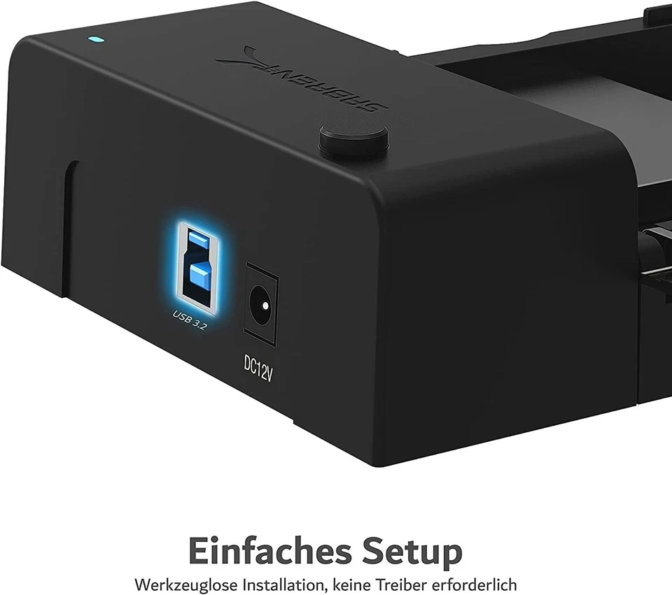 SABRENT SSD/HDD 2,5/3,5 Zoll Docking Station Festplatten Gehäuse Adapter USB 3.2 - Bild 2 von 4