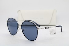 NEW MICHAEL KORS MK 1128J EMPIRE 10158S BLUE SILVER AUTHENTIC SUNGLASSES 58-17