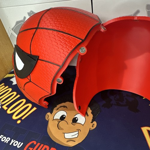 🎃Maschera Casco Cosplay Giorno Nuovo Spider-Man Taglia Adulto Indossabile o Espositore - Foto 6 di 8