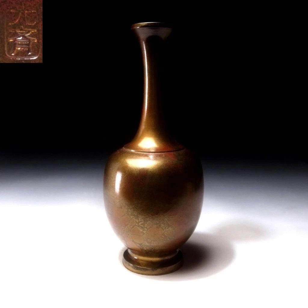 铜日本古董花瓶| eBay