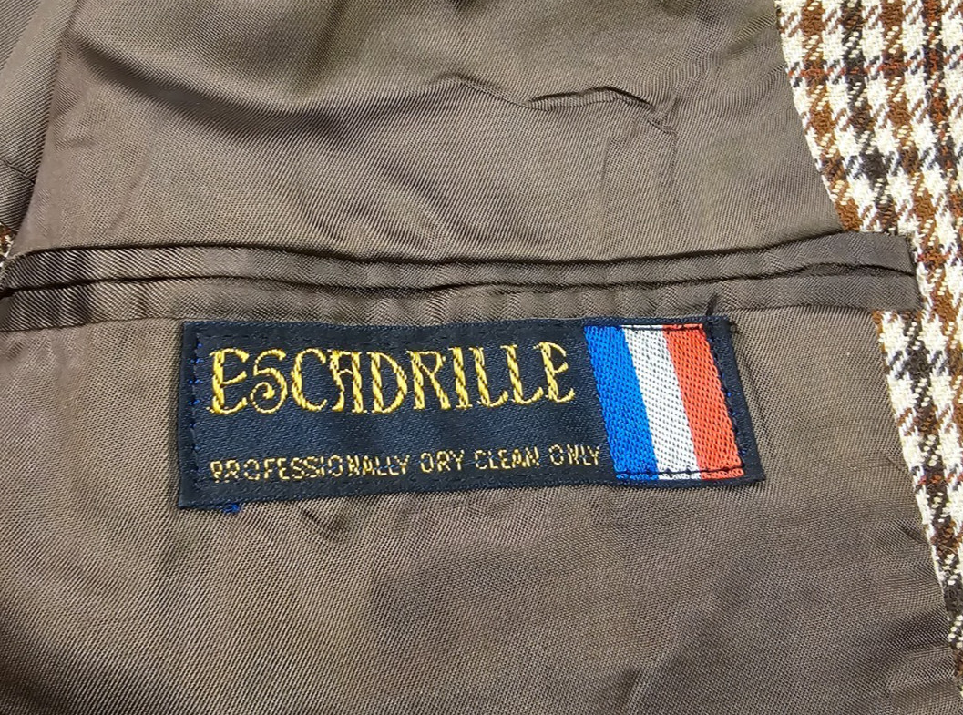 Vintage Hart Schaffner & Marx Wool Eschdrille Blazer Jacket 38R