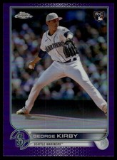 2022 Topps Chrome Update #USC138 George Kirby Purple Refractor
