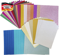 Glitzerpapier A4 28 Farben 250G/M² Bastelpapier FüR Diy Geschenkverpackung Feier