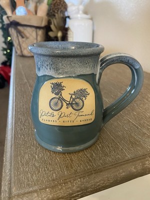 Deneen Pottery USA Petals Port Townsend Coffee Mug 14 Oz