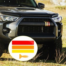13 Classic Retro Style Tri-color Stripe Decal Sticker For Toyota Tacomalexus 13 Classic Retro Style Tri-color Stripe Decal Sticker For Toyota Tacomalexus