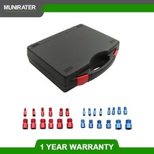 26pcs Inch  Metric Set Nut  Bolt Thread Checker Identifier Thread Gauges Box