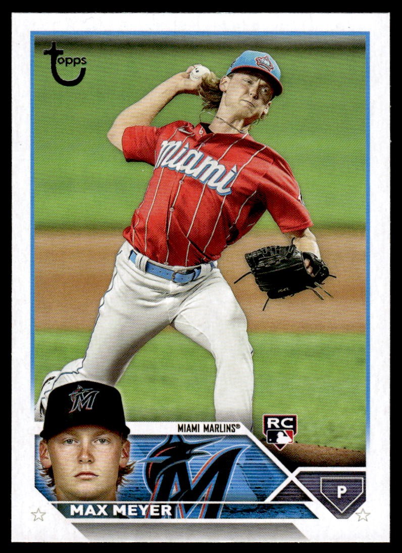 2023 Topps Max Meyer #388 Vintage Stock #'d /99 RC Miami Marlins