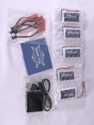 URGENEX 3.7V LiPo Battery Pack Set with Charger