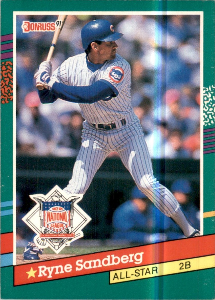 Ryne Sandberg #433 Baseball Cards 1991 Donruss trading card — raw and PSA graded price guide