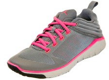 Jordan Flight Flex Trainer GG Youth Girls Training Shoes Grey/Pink