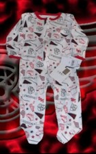 Detroit Red Wings Boys 6-9 M Zip Up Longsleeve Footie Pajama