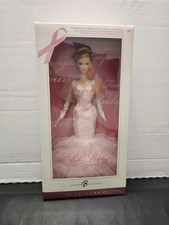 MATTEL BARBIE PINK RIBBON COLLECTOR FASHION DOLL BLONDE WAVY HAIR 2006
