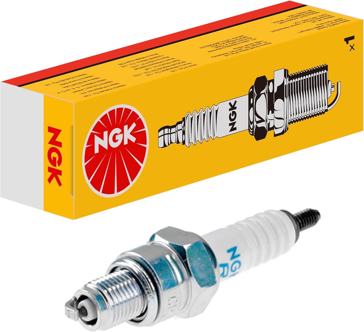 NGK Spark Plug Stock # 4549 1 Count Pack of 1, No Color 