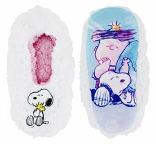 Peanuts Snoopy Ladies Printed Sole Mushie Slipper Socks
