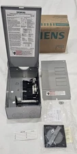 Siemens 125 Amp Main Lug Electric Panel Box 4 Space 8 Circuits W0408ML1125U