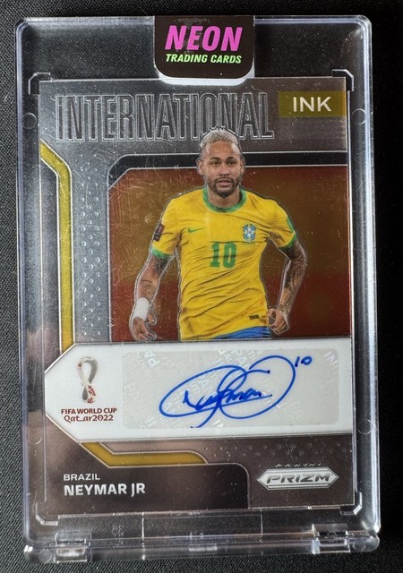 2022 Panini World Cup Prizm Neymar Jr International Ink Auto