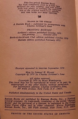 Ernest Hemingway The Garden Of Eden And The Islands In The Stream - Picture 5 of 5