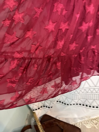 Vestido Torrid Talla 1 Rojo Estampado Estrella Forrado Nuevo Con Etiquetas - Imagen 5 de 10