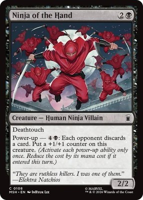 Ninja of the Hand Marvel Super Heroes NM MTG