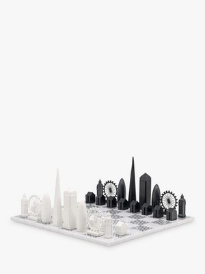 Skyline ChessThe London Edition Marmorbrett Schachspiel