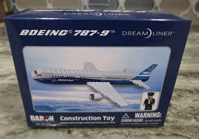 New Daron Best Lock Boeing 797-9 Dream Liner Construction Block Toys BL787 Model