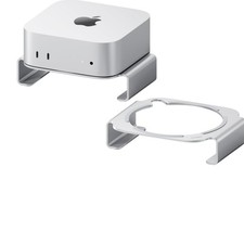 Minimalistic Aluminum Alloy Stand for Mac Mini M4 - Protects  Cools Efficiently