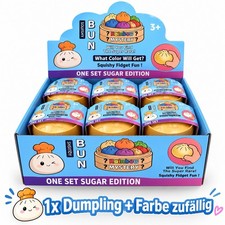 Viral Squishy Bun Dumpling ?Rainbow? Mystery? Squishy Fidget Fun 1x Zufallsfarbe