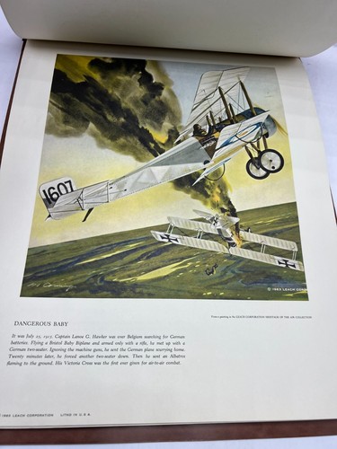 34 IMPRESIONES! Impresiones artísticas Leach Corp Primera Guerra Mundial Heritage Of The Air DE '59 - '68 (3 Dups - Imagen 20 de 24