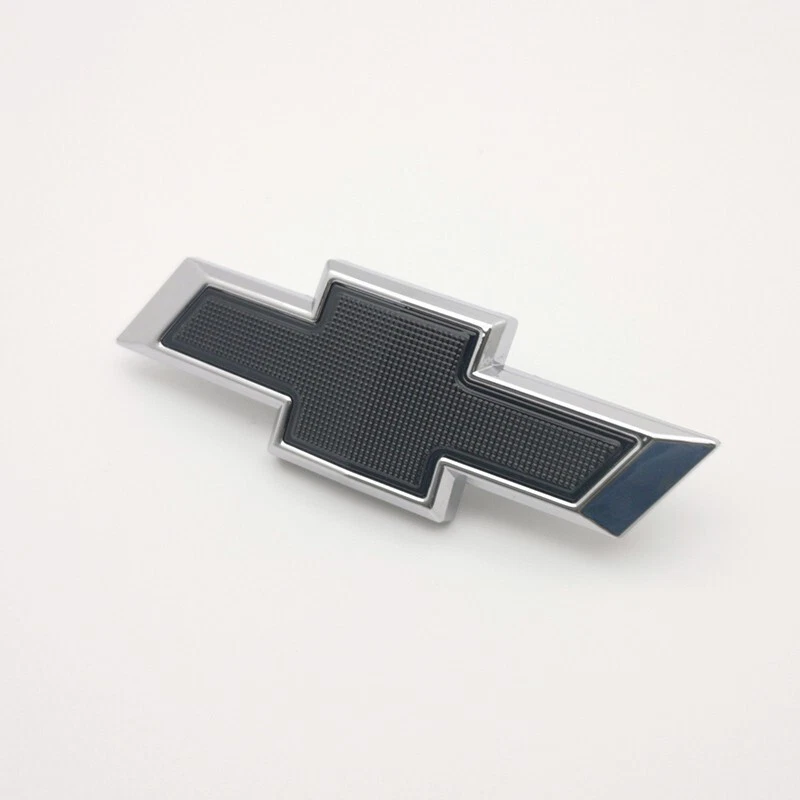Pajarita delantera pequeña cromada negra para Chevy Silverado 1500 2500HD 3500HD 2019-2023 Foto 3 de 3