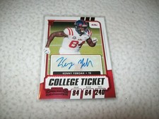 2021 CONTENDERS DRAFT PICKS RED RC KENNY YEBOAH AUTO SIGNED OLE MISS REBELS