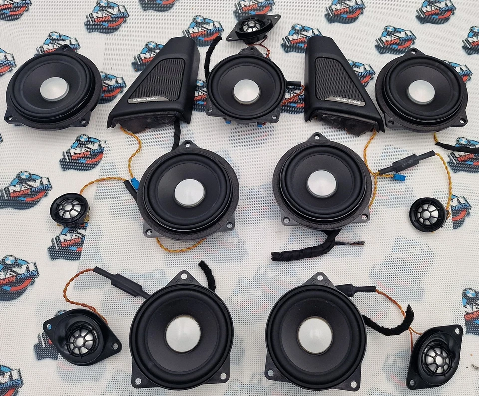 JUEGO DE ALTAVOCES HIFI SUPERIORES ORIGINALES BMW SERIE 5 F10 F11 M5 2009-2016 HARMAN KARDON Foto 2 de 4