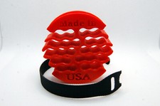 24 Cable Red Ethernet Comb/Organizer - Cat 6A UTP - Comes With Tie - USA