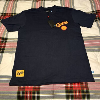 Berner CookiesSF Clothing Yellow Red Logo Tee New 60% Cotton 40% Polyester Large