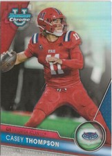 2023 Bowman Chrome University Casey Thompson Refractor SP RC Oklahoma Sooners