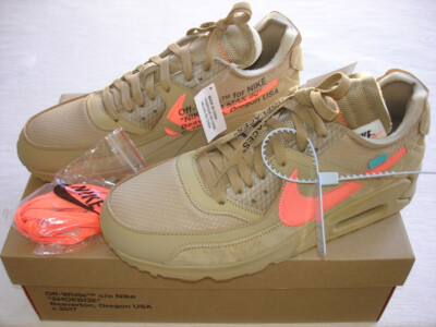 Nike Air Max 90 Off-White Desert Ore EUR 44 US 10 NEU offwhite