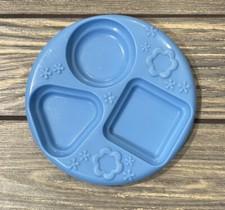 Leap Frog Shapes and Sharing Picnic Basket Replacement Piece Blue Plate C