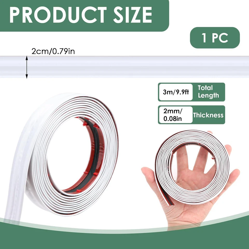 3Meter Coving for Ceilings Tile Peel Stick Self Adhesive Wall Panelling Moulding - Image 4 of 4